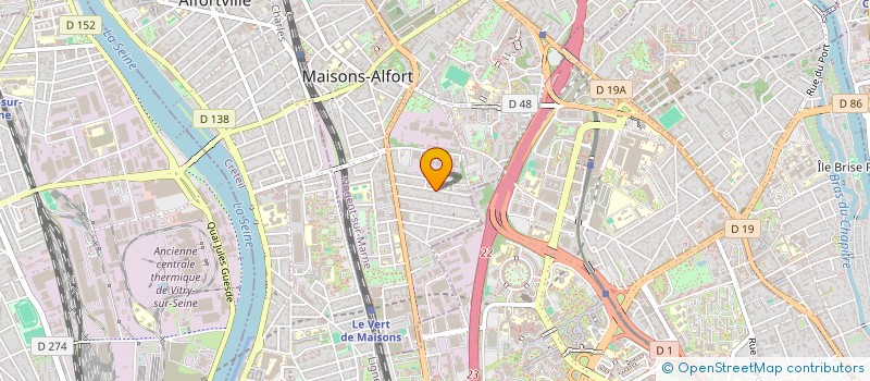 localisation de l'entreprise ABAC SERVICES à MAISONS-ALFORT