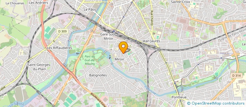 localisation de l'entreprise ABAC SERVICES  LE MANS