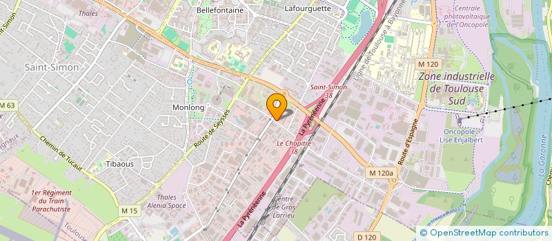 localisation de l'entreprise ABAC SERVICES à TOULOUSE