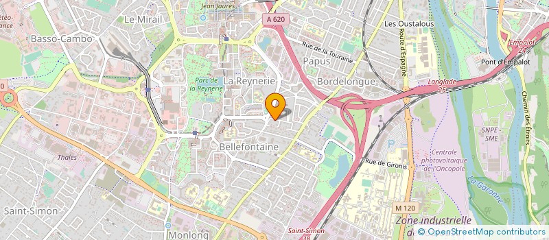 localisation de l'entreprise ABAC UP  TOULOUSE