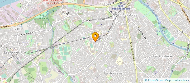 localisation de l'entreprise ABACA  REZE