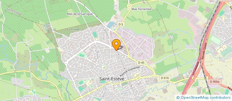 localisation de l'entreprise ABACA ARMAND BRICO AGCE CUISINE ACTIV  SAINT-ESTEVE