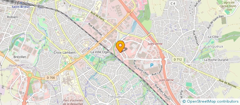 localisation de l'entreprise ABACA ARMOR PARQUETS à LANGUEUX