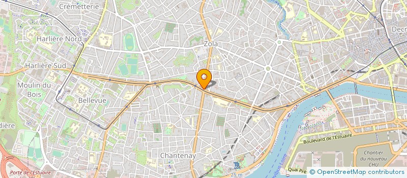 localisation de l'entreprise ABACAB à NANTES