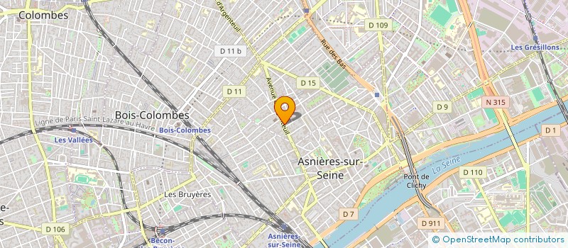 localisation de l'entreprise ABACAB à ASNIERES-SUR-SEINE