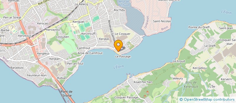 localisation de l'entreprise ABACAXI  LE RELECQ-KERHUON