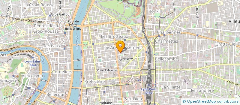 localisation de l'entreprise ABACES-SERVICES à LYON