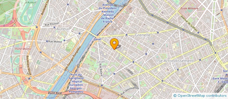 localisation de l'entreprise ABACI  PARIS