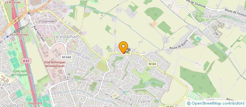 localisation de l'entreprise ABACK AUDIOVISUEL à BALMA