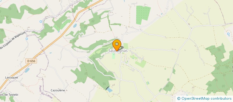 localisation de l'entreprise ABACOL  SAUVAGNAS