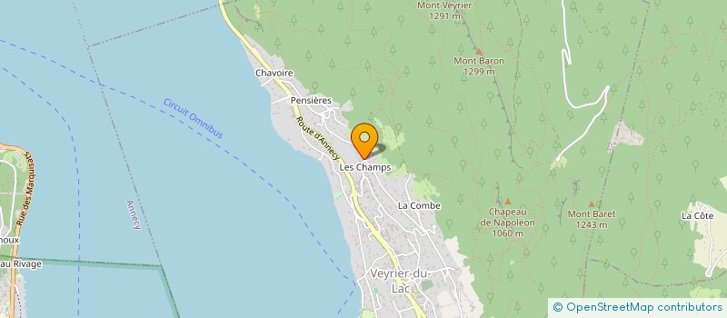 localisation de l'entreprise ABACUS à VEYRIER-DU-LAC