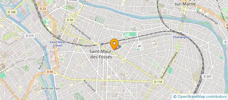 localisation de l'entreprise ABACUS AUDIT à SAINT-MAUR-DES-FOSSES