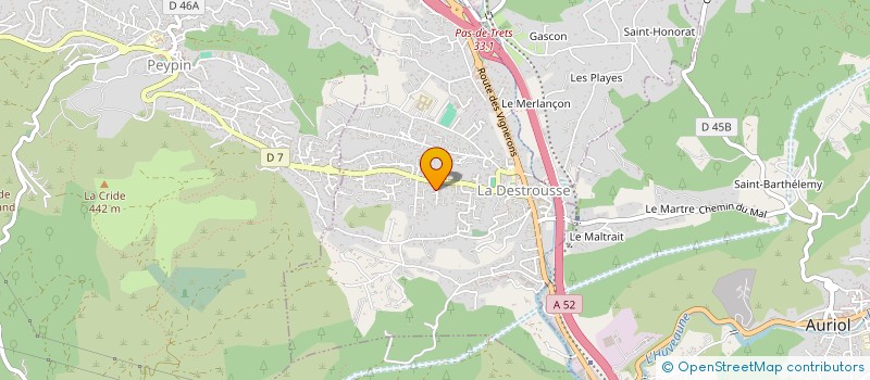 localisation de l'entreprise ABACUS CONSEIL  PEYPIN