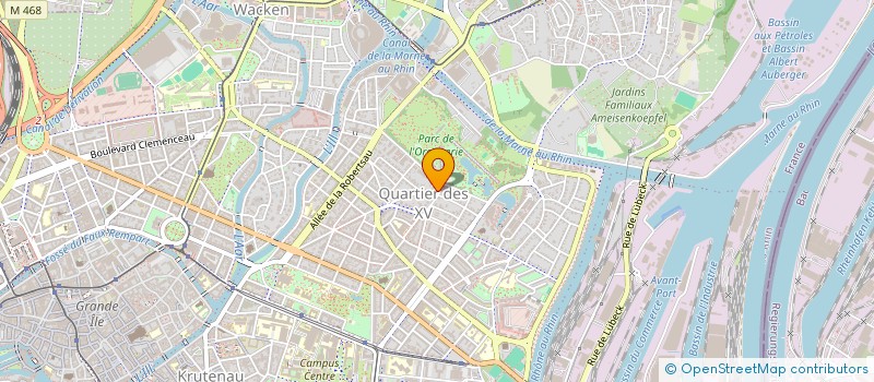 localisation de l'entreprise ABACUS CONSULTING à STRASBOURG