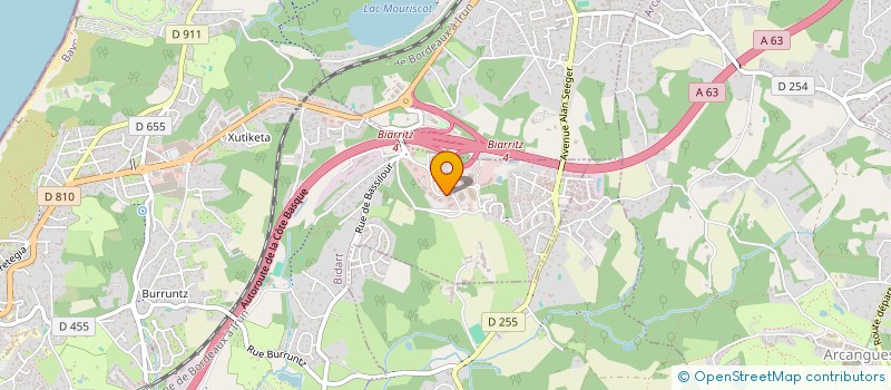 localisation de l'entreprise ABACUS FINANCE à BIDART