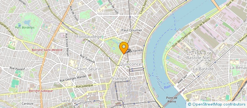 localisation de l'entreprise ABACX SARL à BORDEAUX