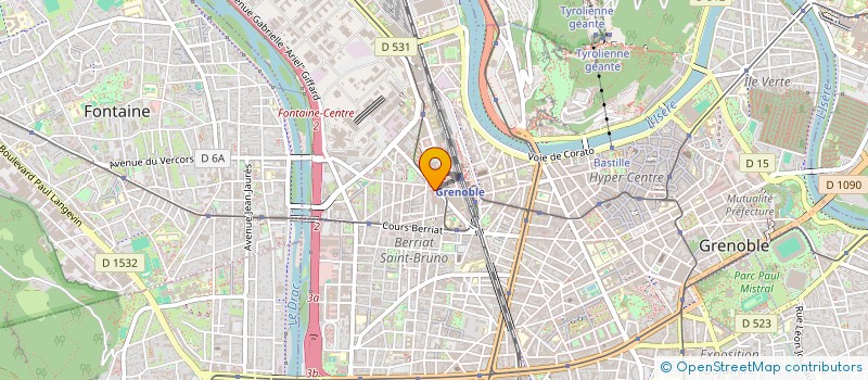 localisation de l'entreprise ABAD & VILLEMAGNE - AVOCATS ASSOCIES à GRENOBLE