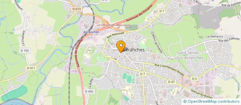 localisation de l'entreprise ABADA à AVRANCHES