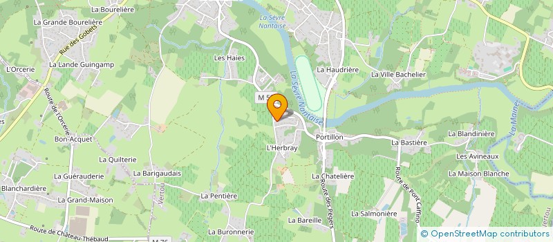 localisation de l'entreprise ABADA  VERTOU