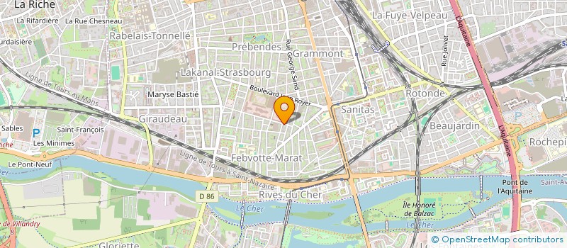 localisation de l'entreprise ABADEC  TOURS