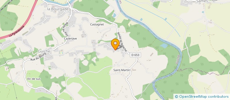 localisation de l'entreprise ABADEV à GUICHE