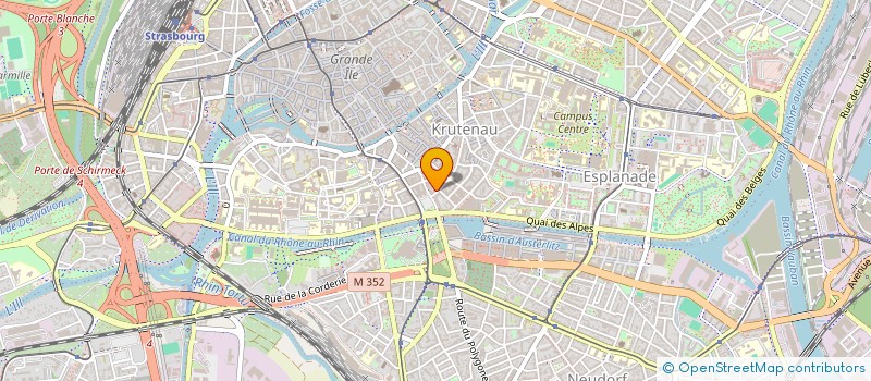 localisation de l'entreprise ABADI à STRASBOURG