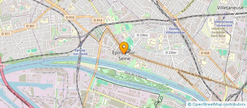 localisation de l'entreprise ABADIE à EPINAY-SUR-SEINE