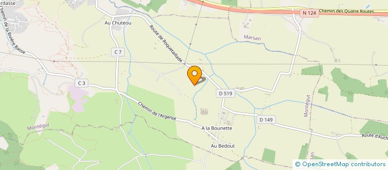 localisation de l'entreprise ABADIE  PESSAN