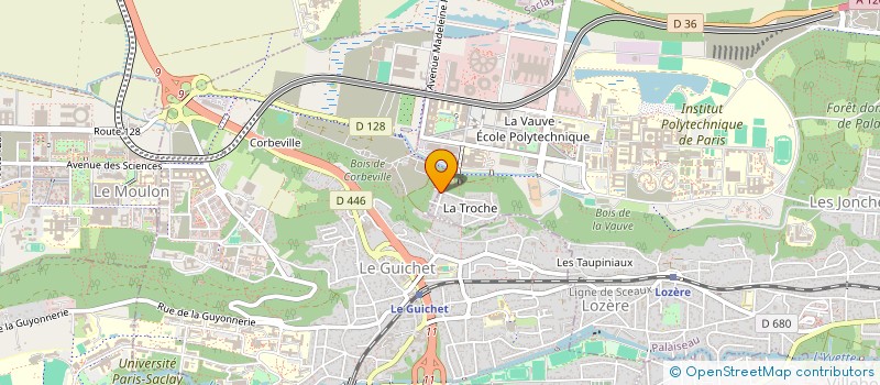 localisation de l'entreprise ABADIS à ORSAY