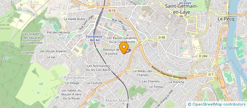 localisation de l'entreprise ABADOM  SAINT-GERMAIN-EN-LAYE