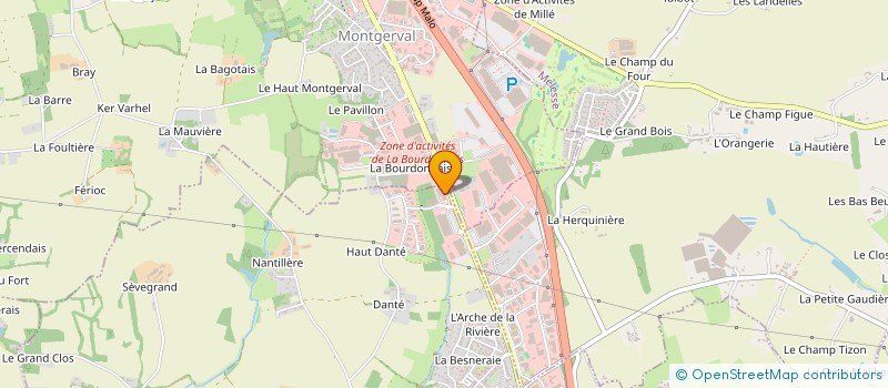 localisation de l'entreprise ABADUR  LA CHAPELLE-DES-FOUGERETZ