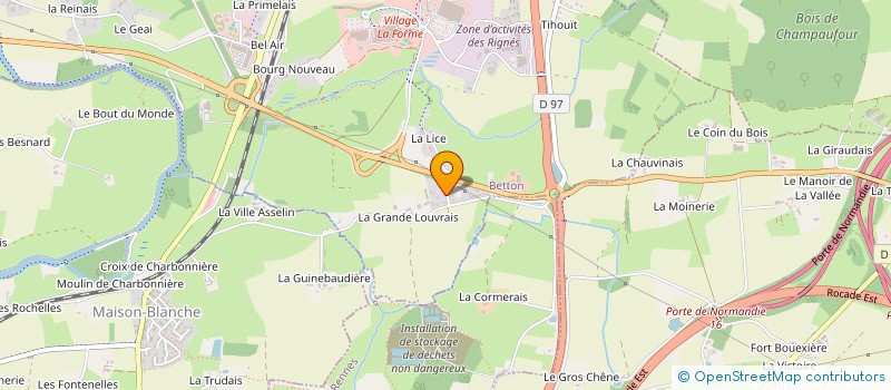 localisation de l'entreprise ABAFA IMMO  BETTON