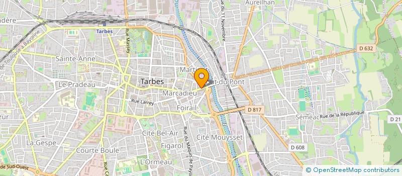 localisation de l'entreprise ABAFIM  TARBES