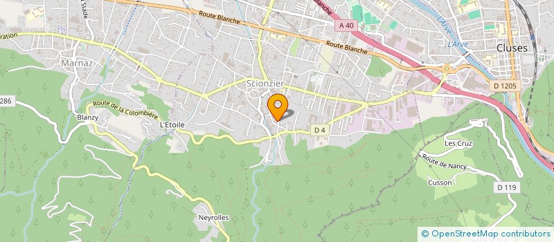 localisation de l'entreprise ABAG DEVELOPPEMENT  SCIONZIER