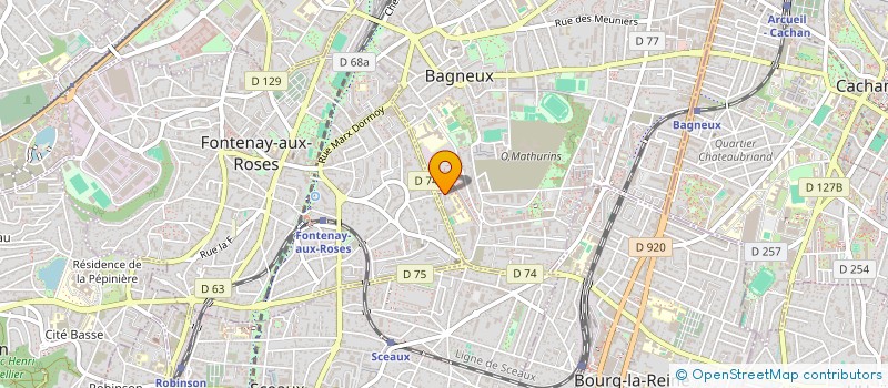 localisation de l'entreprise ABAHRI PLOMBERIE à BAGNEUX