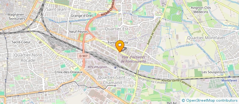 localisation de l'entreprise ABAIBI-YAHYA  AVIGNON