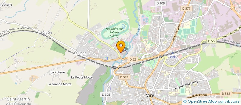 localisation de l'entreprise ABAIR INDUSTRIE à VIRE-NORMANDIE