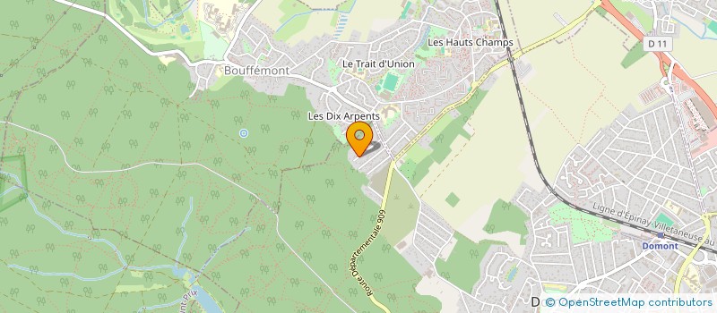 localisation de l'entreprise ABAK GESTION  DOMONT