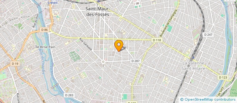 localisation de l'entreprise ABAK GP à ST MAUR DES FOSSES