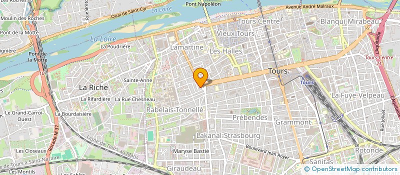 localisation de l'entreprise ABAKA à TOURS