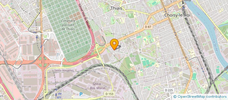 localisation de l'entreprise ABAKA TELECOM  THIAIS