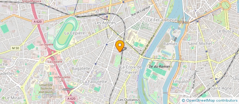 localisation de l'entreprise ABAKE COMMUNICATION GRAPHIQUE SARL à TOULOUSE