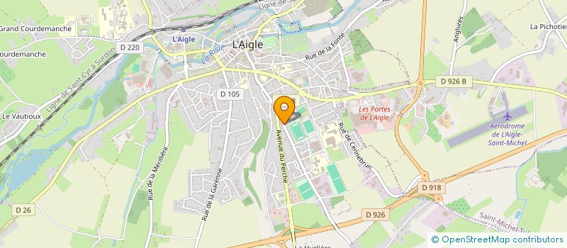 localisation de l'entreprise ABAKHASS SARL à L'AIGLE