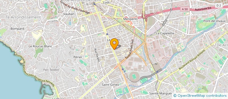 localisation de l'entreprise ABAL à MARSEILLE