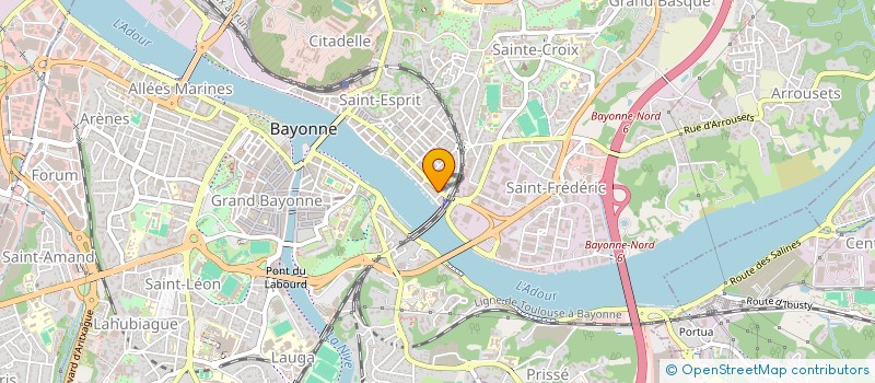 localisation de l'entreprise ABAL à BAYONNE