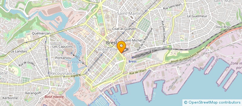 localisation de l'entreprise ABALIS à BREST