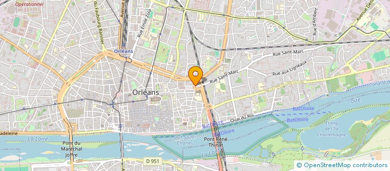 localisation de l'entreprise ABALIUD à ORLEANS