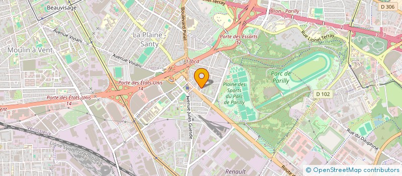 localisation de l'entreprise ABALONE  VENISSIEUX