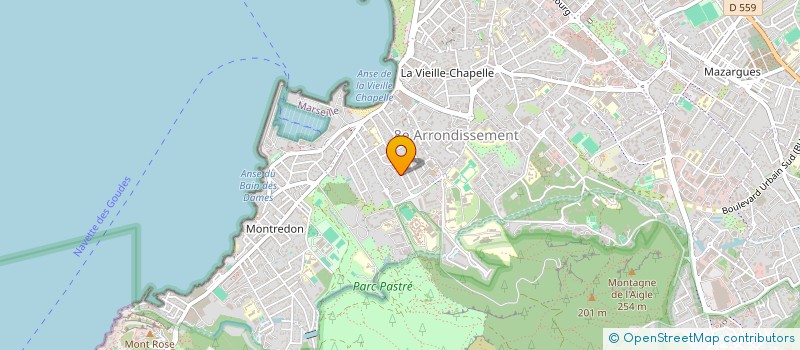 localisation de l'entreprise ABALONE SUB CONCEPT  MARSEILLE