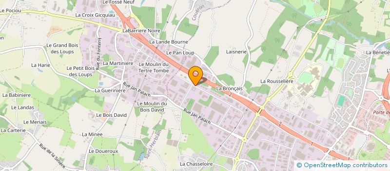 localisation de l'entreprise ABALONE TT 49-85 à SAINT-HERBLAIN